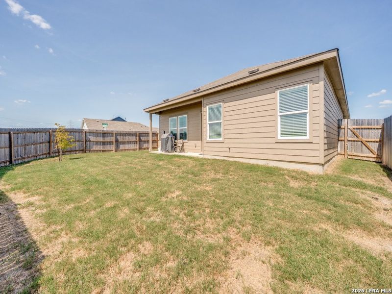 Exterior details and patio area of a home in Navarro Ranch, Seguin (Image 3).