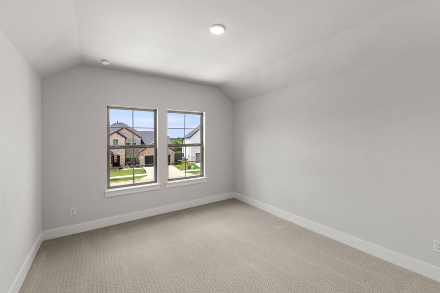 Spacious, unfurnished interior of a new home in Inspiration Collection at Union Park, Little Elm (Image 20).