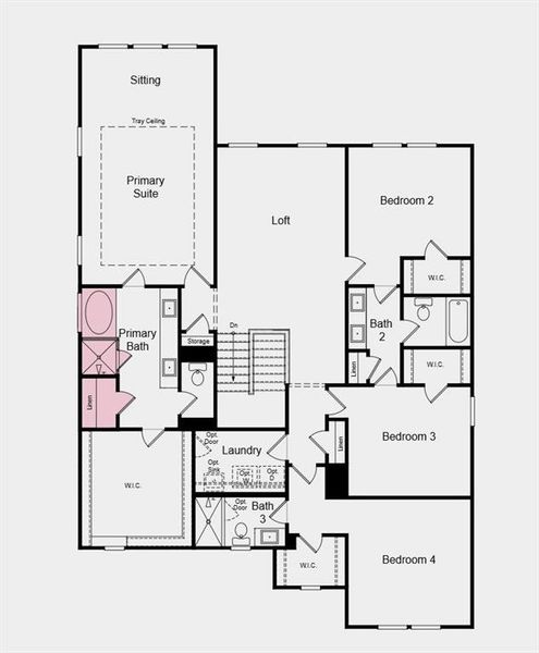 2D floor plan layout of this home in Auburn Glen, Dacula, GA (Image 3). 2D floor plan layout of this home in Auburn Glen, Dacula, GA (Image 3).
