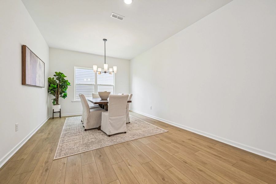 Furnished interior view inside a new home in Crescent Mills, Wilson's Mills (Image 9).