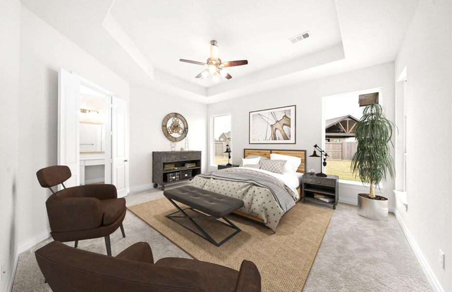 Furnished interior view inside a new home in Artavia 70′, Conroe (Image 14). Furnished interior view inside a new home in Artavia 70′, Conroe (Image 14).