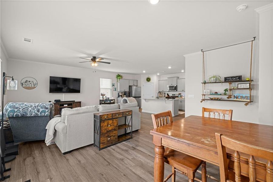 Furnished interior view inside a new home in Lost Creek, Dallas (Image 37).
