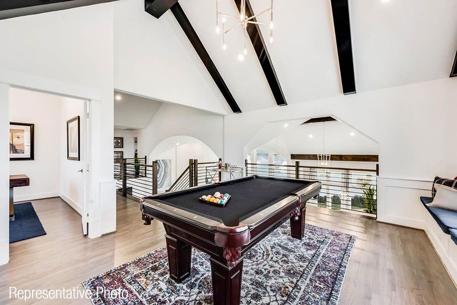 Furnished interior view inside a new home in Creekside at Elevon, Lavon (Image 12).