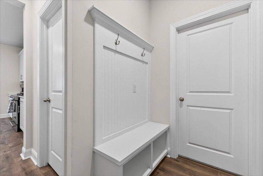 Furnished interior view inside a new home in Jasmine Point at Lakes of Cane Bay, Summerville (Image 27).