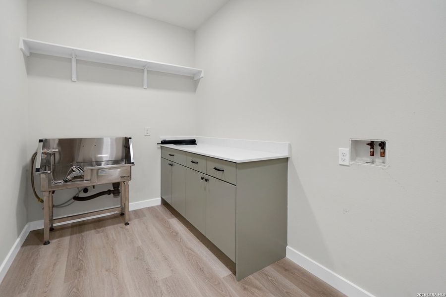 Furnished interior view inside a new home in , Fischer (Image 15).