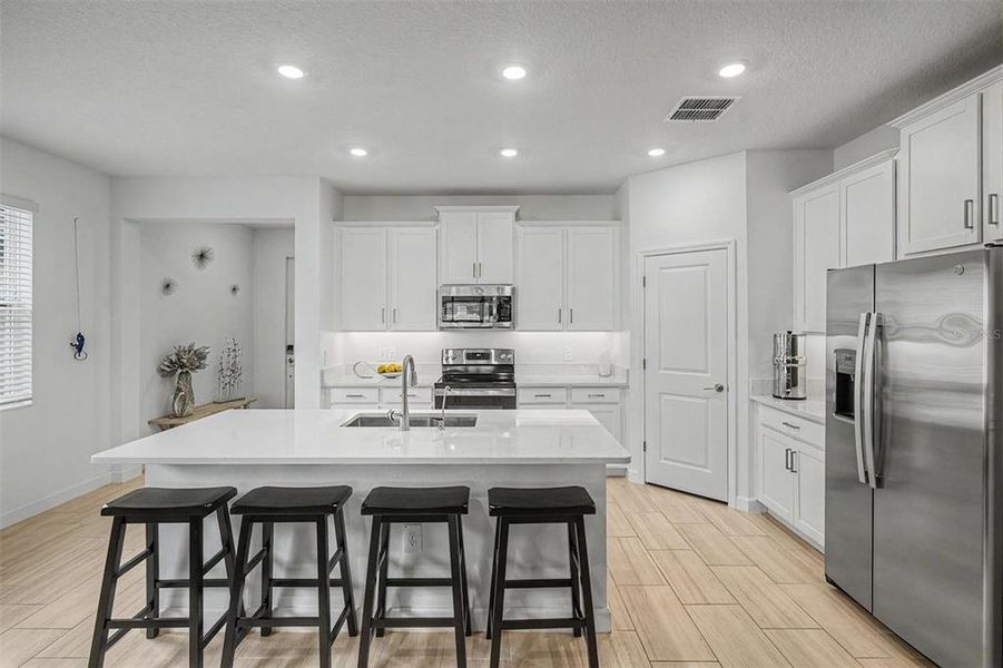 Furnished interior view inside a new home in Mirada Active Adult, San Antonio (Image 12).