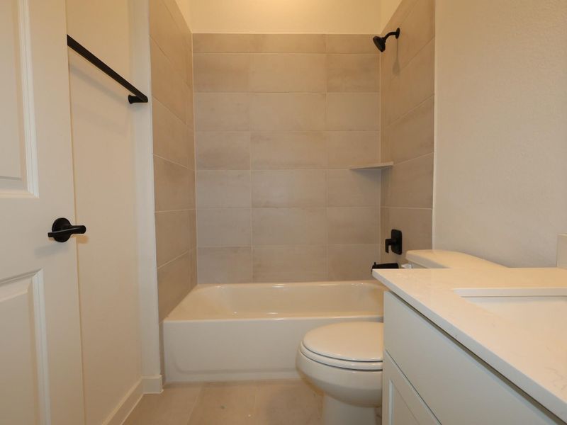 Furnished interior view inside a new home in Estancia West, Manchaca (Image 7).