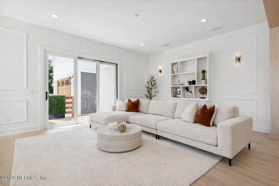 Furnished interior view inside a new home in , Fernandina Beach (Image 34).
