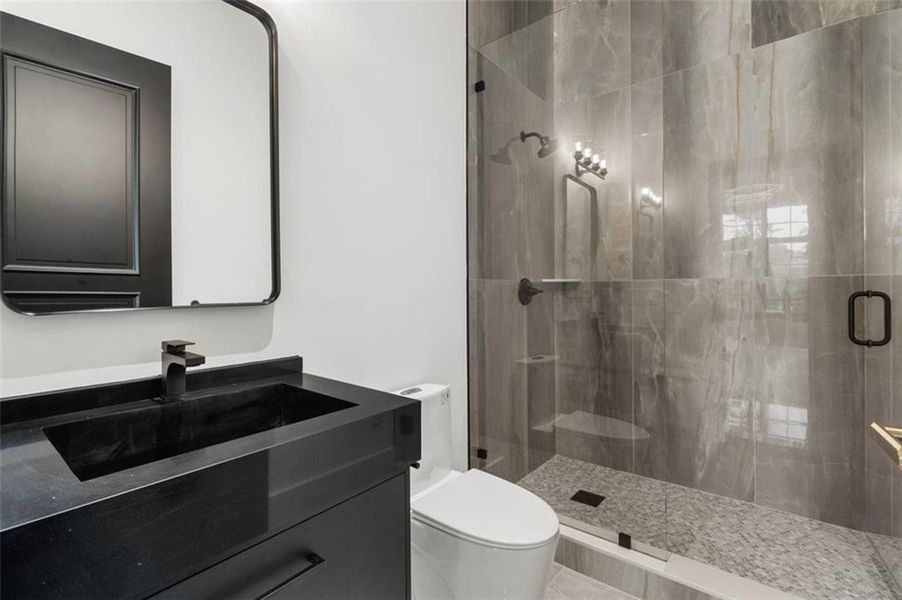 Furnished interior view inside a new home in , Alpharetta (Image 11).