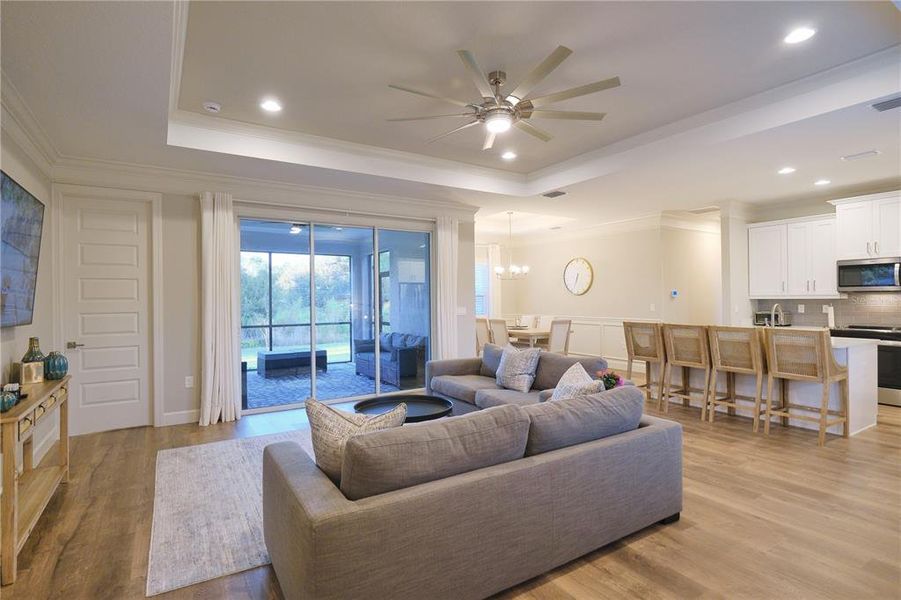 Furnished interior view inside a new home in , North Port (Image 14).