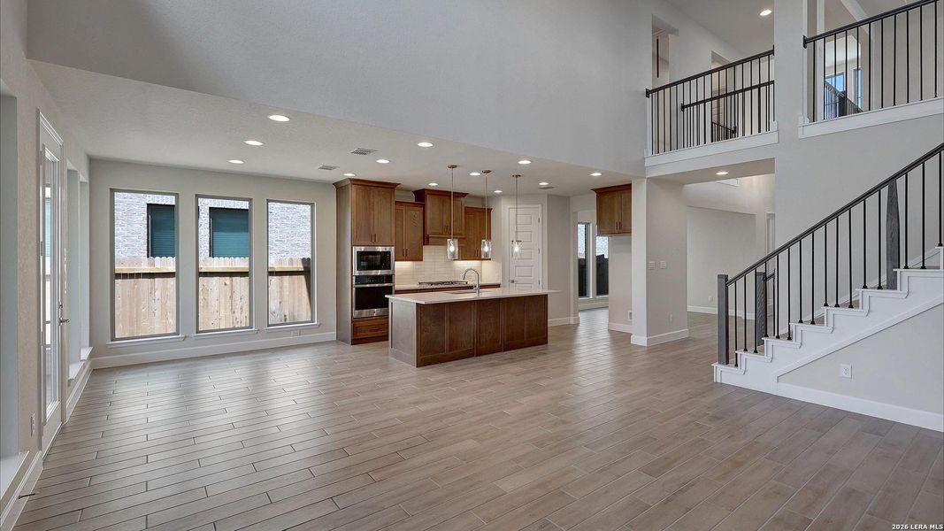 Furnished interior view inside a new home in Haby Hill, San Antonio (Image 7).