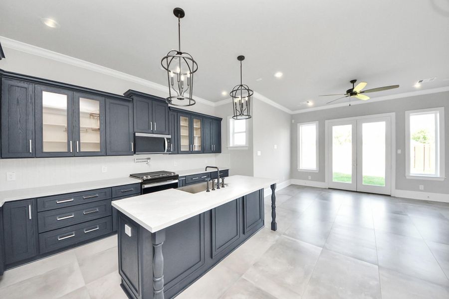 Furnished interior view inside a new home in , Houston (Image 3). Furnished interior view inside a new home in , Houston (Image 3).