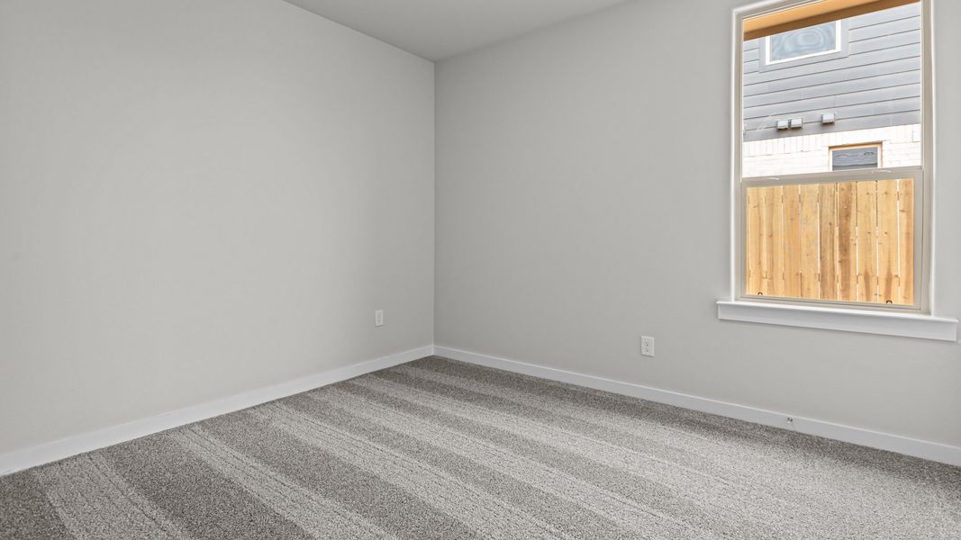 Representative unfurnished interior of a home built from the THE HOBBS by D.R. Horton in Northwest Passage, Midland (Image 26). Representative unfurnished interior of a home built from the THE HOBBS by D.R. Horton in Northwest Passage, Midland (Image 26).