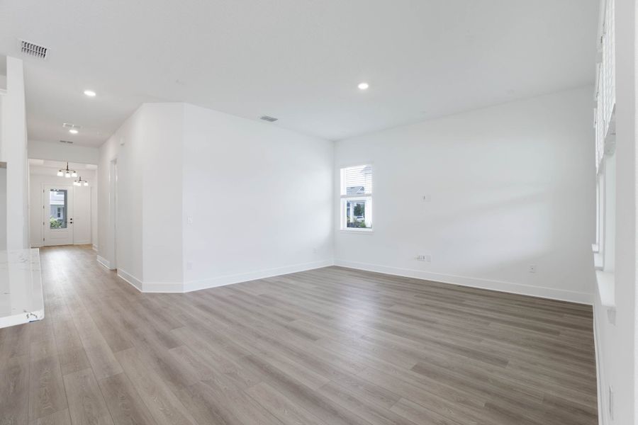 Representative unfurnished interior of a home built from the Hemingway by Rockwell Homes in Northlake At Ovation, Winter Garden (Image 32).