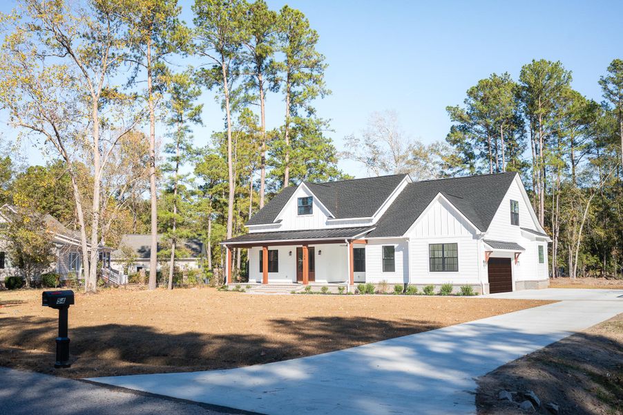 Front exterior of a new home in , Walterboro, SC, highlighting curb appeal (Image 1). Front exterior of a new home in , Walterboro, SC, highlighting curb appeal (Image 1).