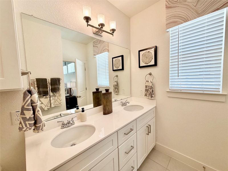 Furnished interior view inside a new home in Koenig Townhomes, Austin (Image 11). Furnished interior view inside a new home in Koenig Townhomes, Austin (Image 11).