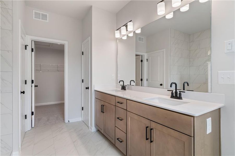 Furnished interior view inside a new home in Tiberon Woods, Cumming (Image 14).