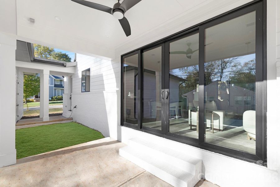 Exterior details and patio area of a home in , Charlotte (Image 3).