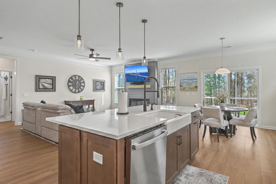 Furnished interior view inside a new home in Parker's Preserve, Ridgeville (Image 42).