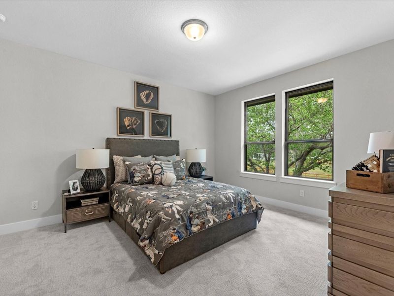 Furnished interior view inside a new home in , Fulshear (Image 38).