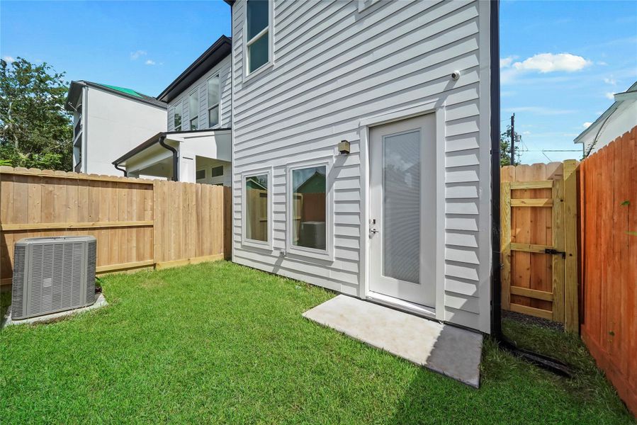 Private backyard retreat. Private backyard retreat.
