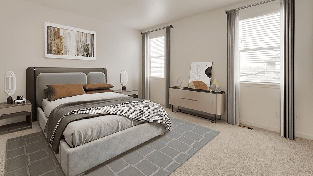 Furnished interior view inside a new home in Brighton Crossing, Brighton (Image 5).