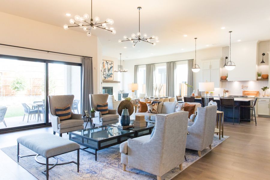 Representative furnished interior of a home built from the 6011 by Tradition Homes in Mustang Lakes, McKinney (Image 31).