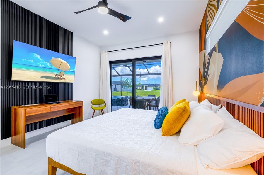 Furnished interior view inside a new home in , Cape Coral (Image 37).