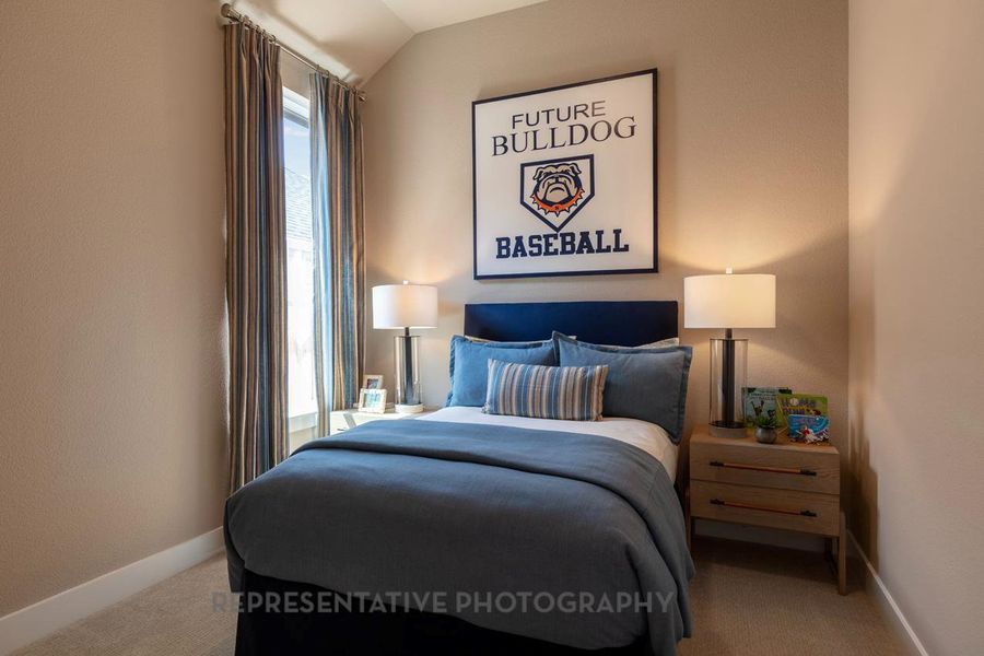 Furnished interior view inside a new home in Riceland: 50ft. lots, Mont Belvieu (Image 38).