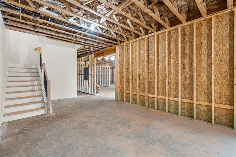 In-progress construction of a new home in , Canton, GA (Image 51).