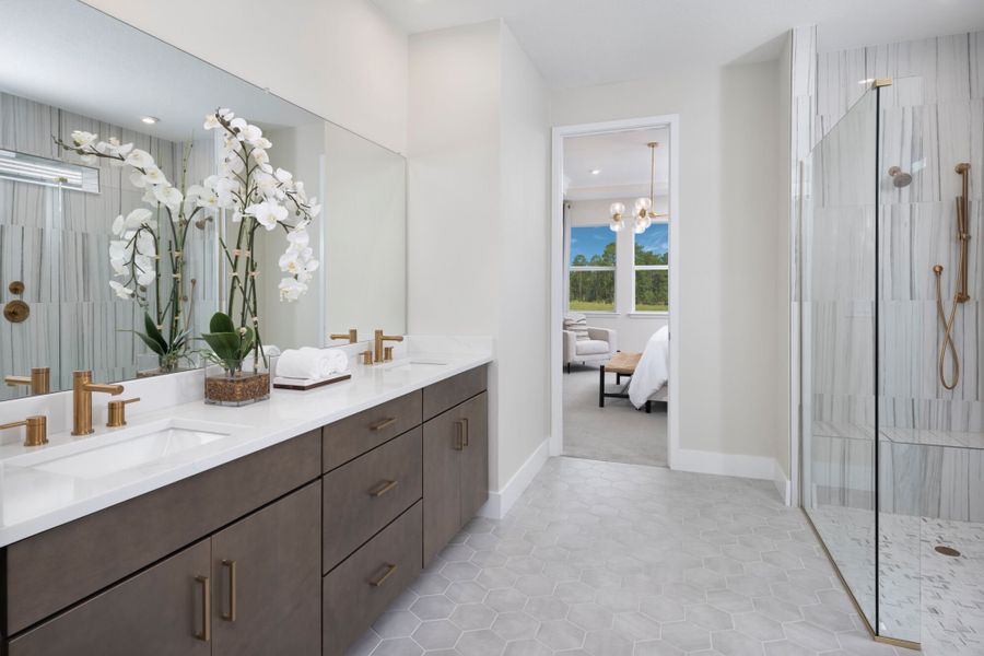 Representative furnished interior of a home built from the Terra Rosa by Mattamy Homes in Brightmore at Wellen Park, Venice (Image 10).