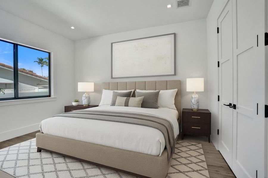 Furnished interior view inside a new home in , Lighthouse Point (Image 10).