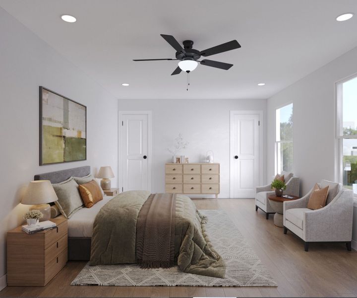 Representative furnished interior of a home built from the Banyan by Red Cedar Homes in Sadler Village, Charlotte (Image 7). Representative furnished interior of a home built from the Banyan by Red Cedar Homes in Sadler Village, Charlotte (Image 7).