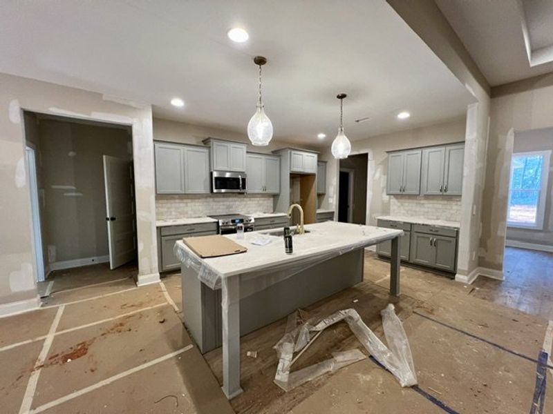 In-progress construction of a new home in Hammett Woods, Hogansville, GA (Image 5).