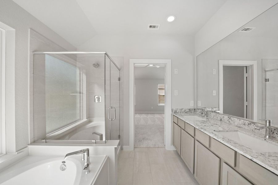 Furnished interior view inside a new home in Beacon Hill, Waller (Image 6). Furnished interior view inside a new home in Beacon Hill, Waller (Image 6).