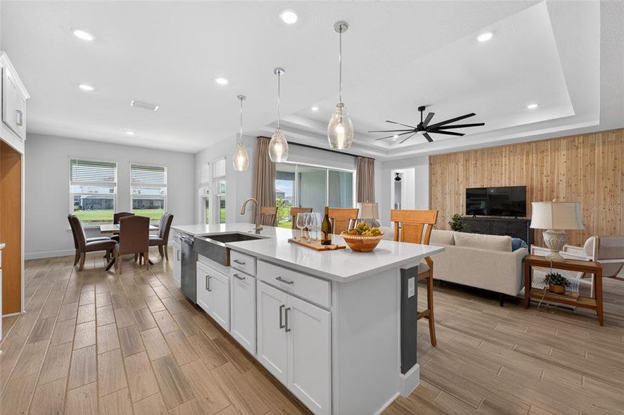 Furnished interior view inside a new home in River Landing, Wesley Chapel (Image 41). Furnished interior view inside a new home in River Landing, Wesley Chapel (Image 41).