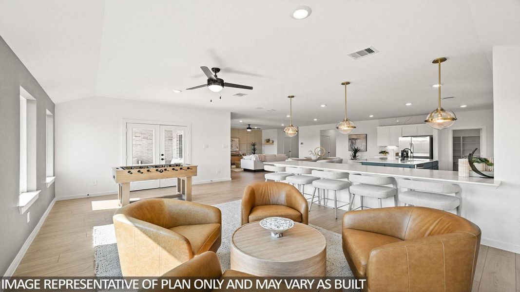 Furnished interior view inside a new home in Riverside Estates, Mont Belvieu (Image 24).