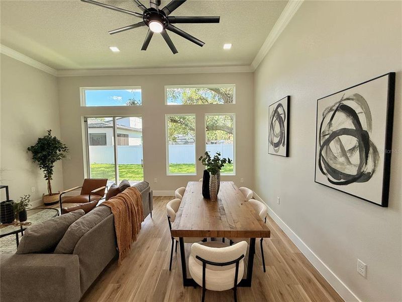 Furnished interior view inside a new home in , Orlando (Image 36).