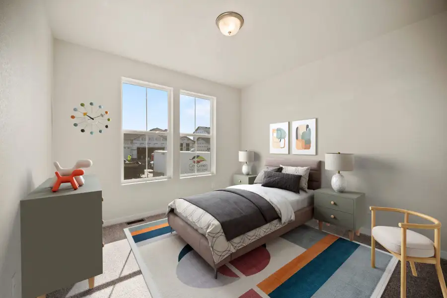 Representative furnished interior of a home built from the Sage by View Homes in The Glen, Colorado Springs (Image 3). Representative furnished interior of a home built from the Sage by View Homes in The Glen, Colorado Springs (Image 3).