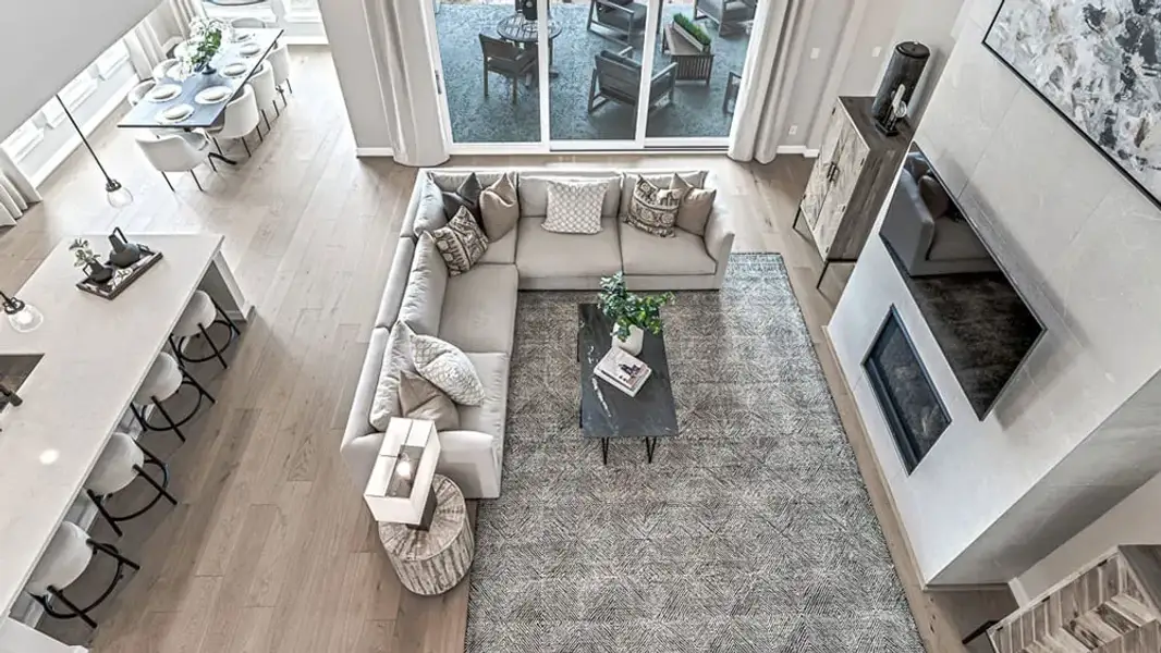 Furnished interior view inside a new home in Avalon at Cypress, Cypress (Image 29).