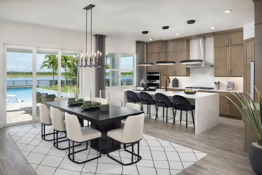 Furnished interior view inside a new home in Tradition, Port St. Lucie (Image 3).