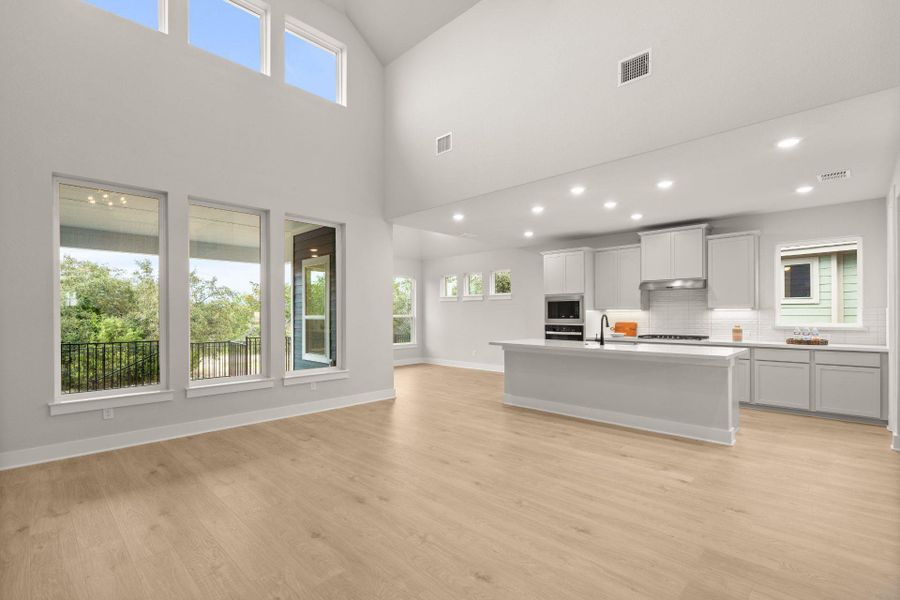 From Family Room to Open Concept Kitchen - Representative Photo