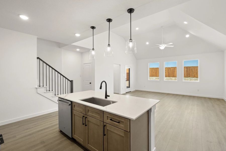 Open Kitchen-Living-Dining Room Representative Photo