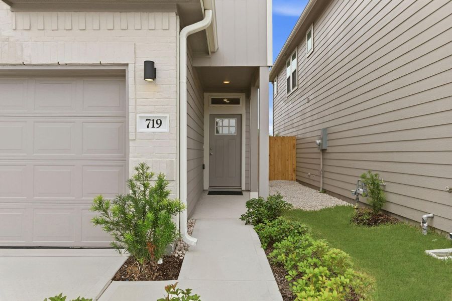 Exterior details and patio area of a home in , Houston (Image 3). Exterior details and patio area of a home in , Houston (Image 3).