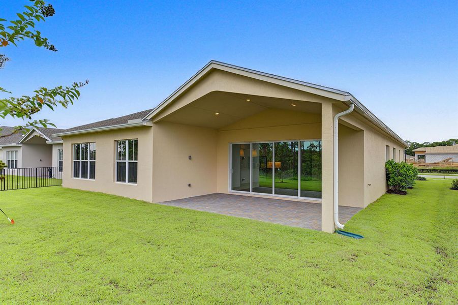 Covered Patio & Backyard