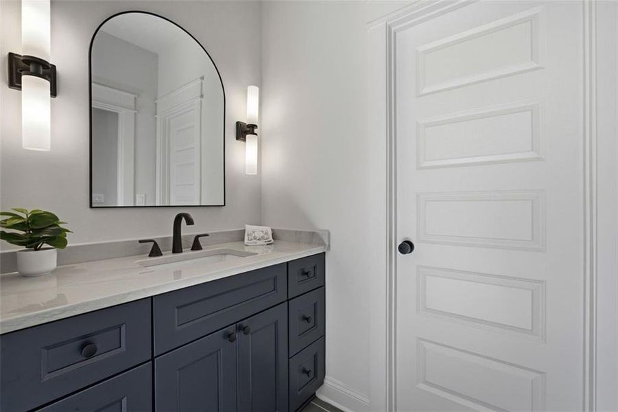 Furnished interior view inside a new home in , Marietta (Image 47).