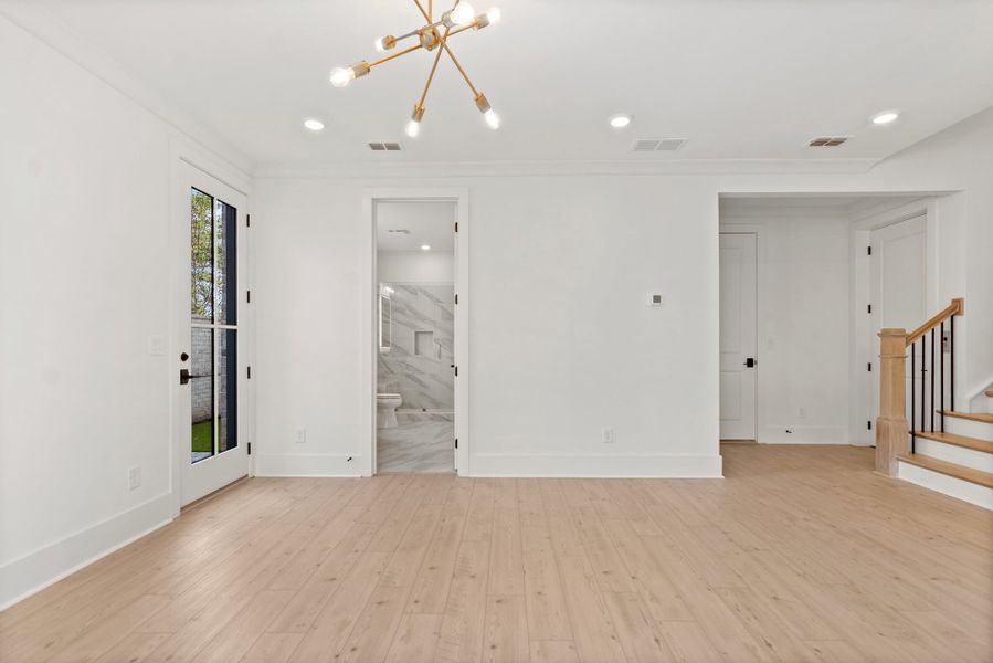 Representative unfurnished interior of a home built from the The McCollum by The Providence Group in Park Walke, Alpharetta (Image 20).