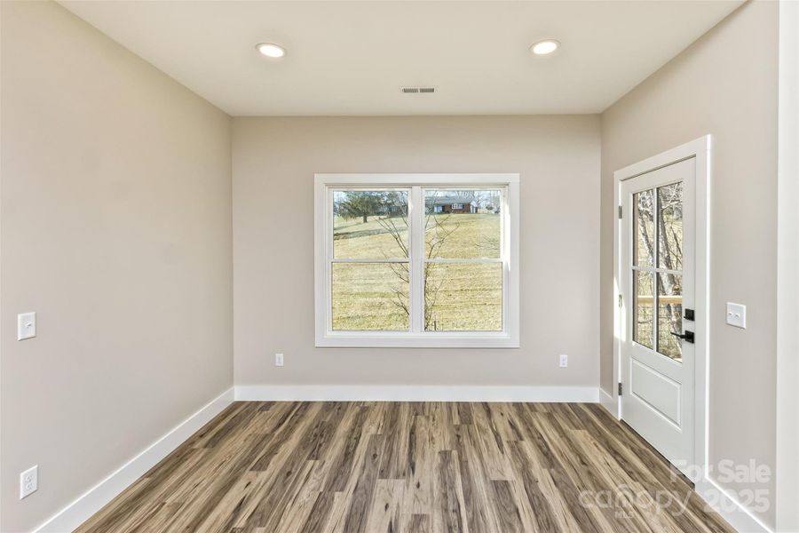 Dining area, door to rear porch Dining area, door to rear porch