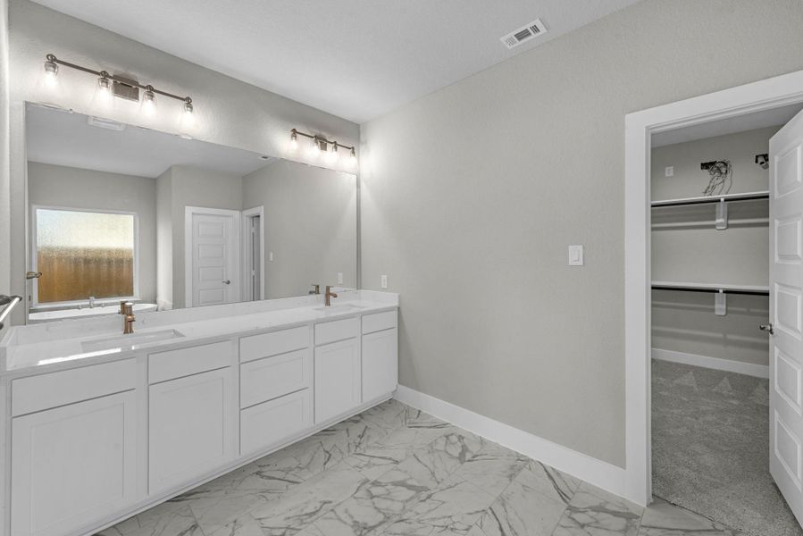 Furnished interior view inside a new home in Morton Creek Ranch, Katy (Image 9).