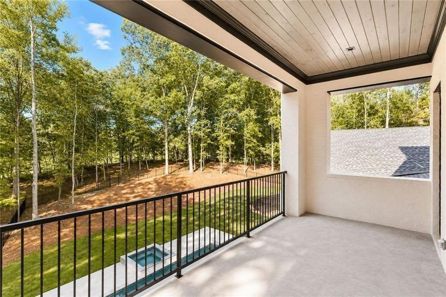 Exterior details and patio area of a home in , Alpharetta (Image 34).